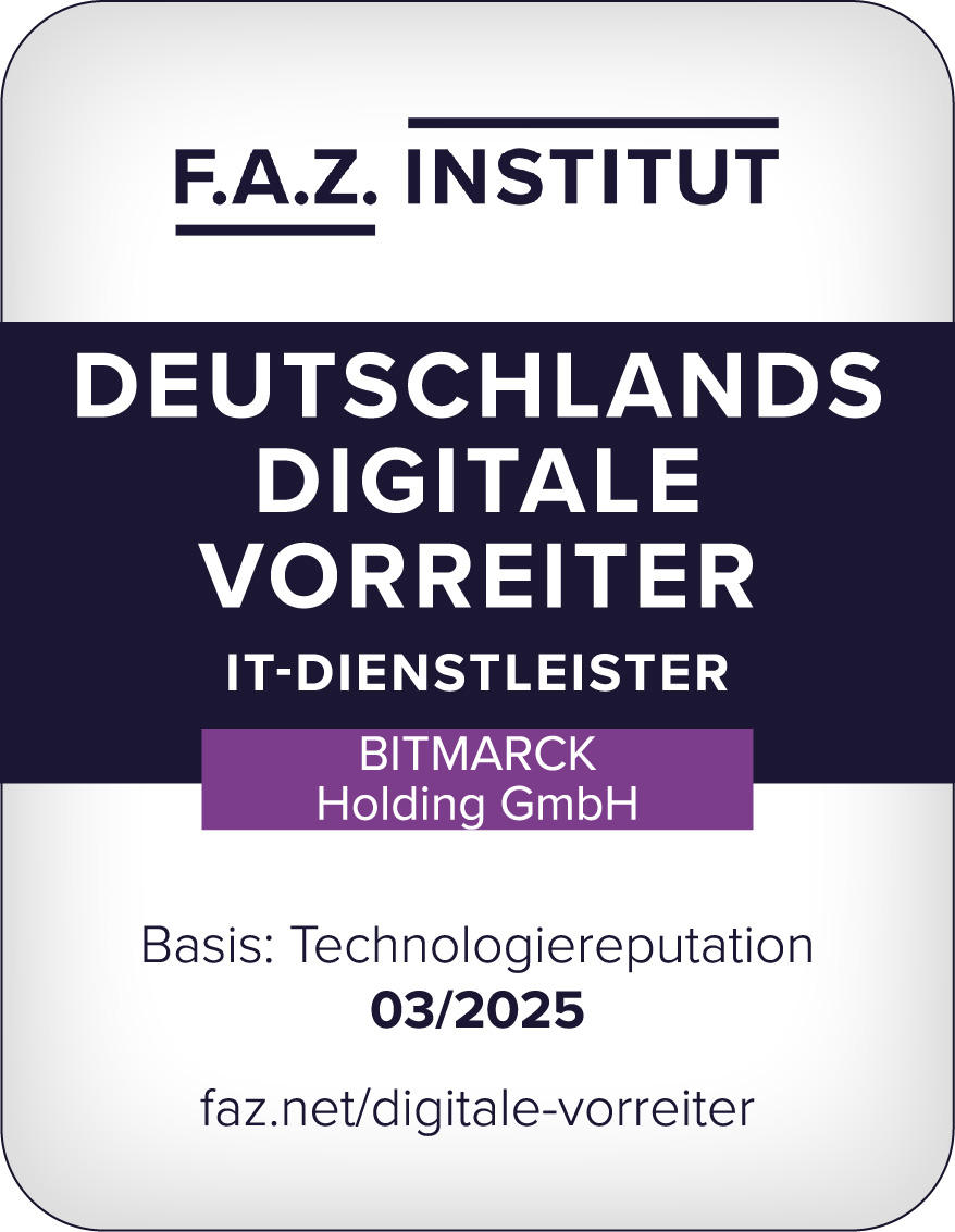 FAZ-Institut - Deutschlands digitale Vorreiter 2025 - BITMARCK