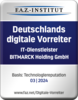 FAZ-Institut - Deutschlands digitale Vorreiter 2024 - BITMARCK